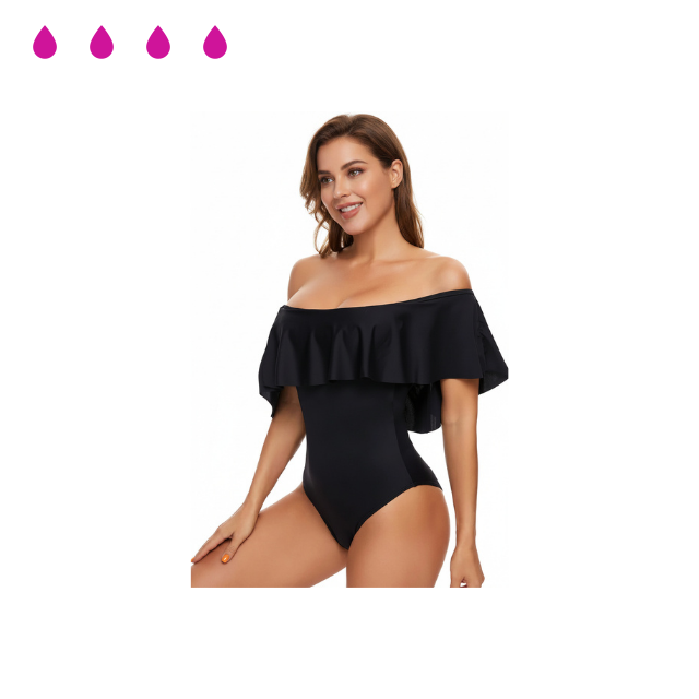 FreshNet Swim™ – Maillot de Bain Menstruel Haute Protection