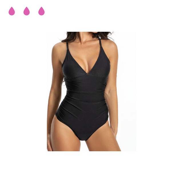 Maillot de Bain Menstruel FreshNet™ Élégance – Silhouette Sublimée &amp; Protection Discrète