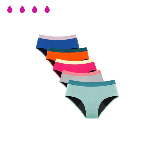 FreshNet™ Cocoon – Culotte Menstruelle Boyshort 4 Couches