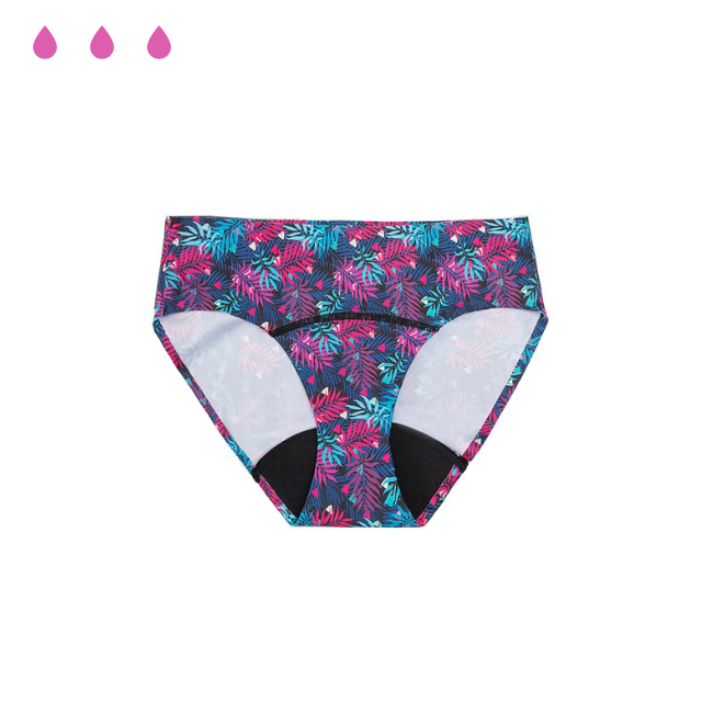 Culotte-Maillot de bain maldive menstruel ultra absorbant