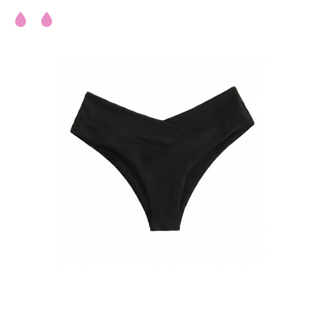 Maillot de bain menstruel taille haute FreshNet™ – Élégance & Protection